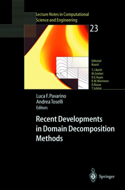 Recent Developments in Domain Decomposition Methods, Paperback / softback Book