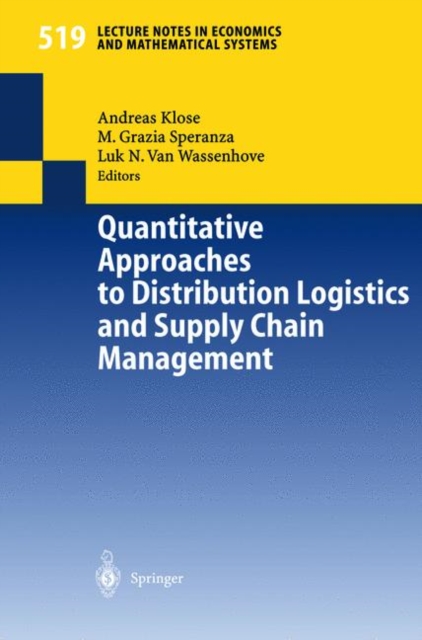 Quantitative Approaches to Distribution Logistics and Supply Chain Management, Paperback / softback Book