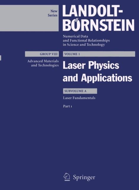 Laser Fundamentals : Part 1, Multiple-component retail product Book