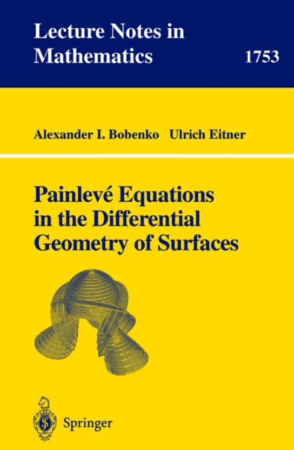 Painleve Equations in the Differential Geometry of Surfaces, PDF eBook