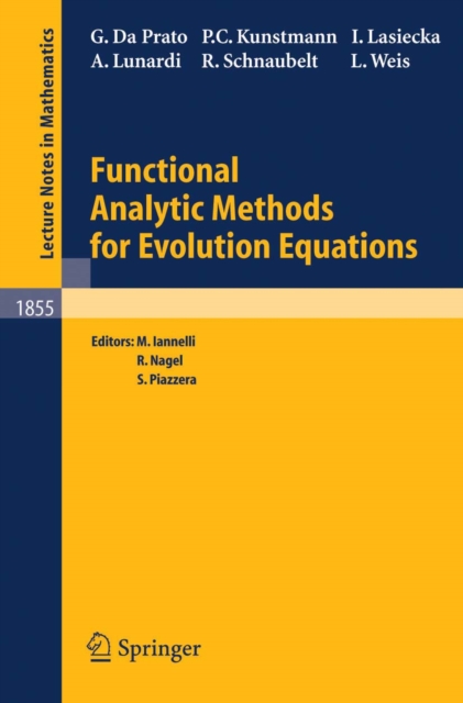 Functional Analytic Methods for Evolution Equations, PDF eBook