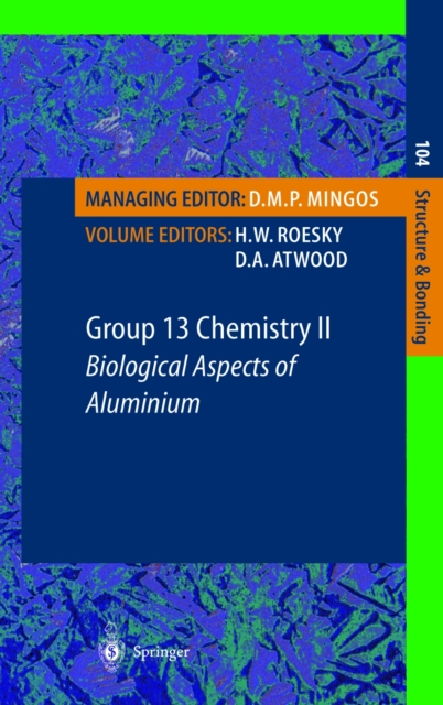 Group 13 Chemistry II : Biological Aspects of Aluminum, PDF eBook
