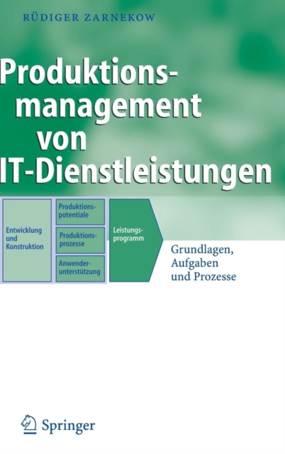 Produktionsmanagement Von It-Dienstleistungen : Grundlagen, Aufgaben Und Prozesse, Book Book