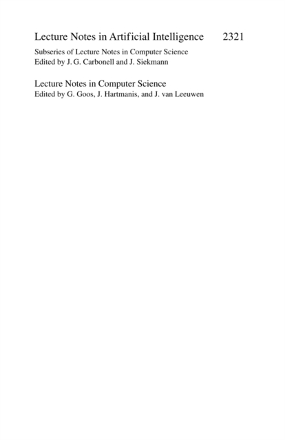 Advances in Learning Classifier Systems : 4th International Workshop, IWLCS 2001, San Francisco, CA, USA, July 7-8, 2001. Revised Papers, PDF eBook