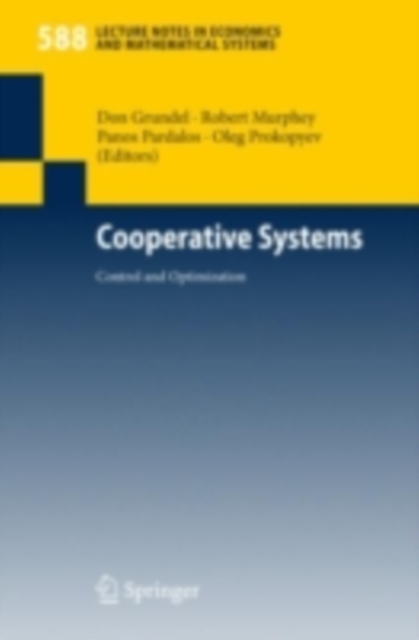 Cooperative Systems : Control and Optimization, PDF eBook