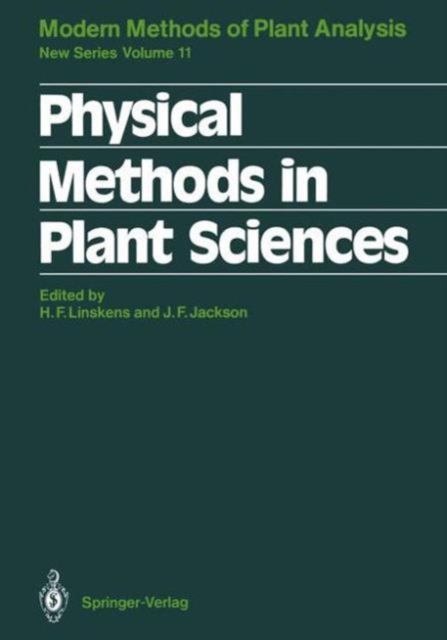 Physical Methods in Plant Sciences, Hardback Book