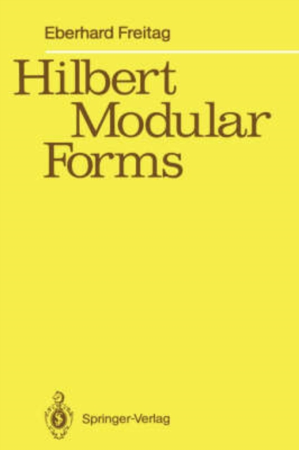 Hilbert Modular Forms, Hardback Book