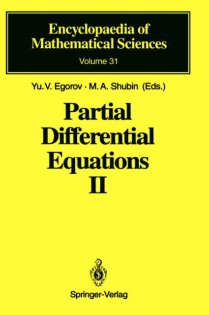 Partial Differential Equations II : Elements of the Modern Theory. Equations with Constant Coefficients, Hardback Book