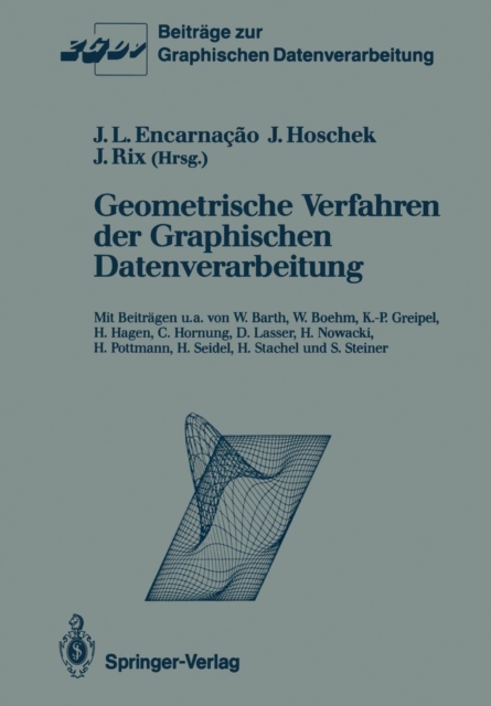 Geometrische Verfahren Der Graphischen Datenverarbeitung, Paperback / softback Book