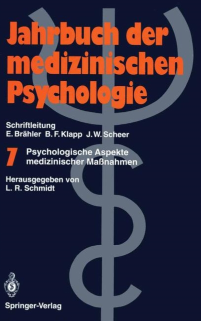 Psychologische Aspekte Medizinischer Massnahmen, Paperback / softback Book