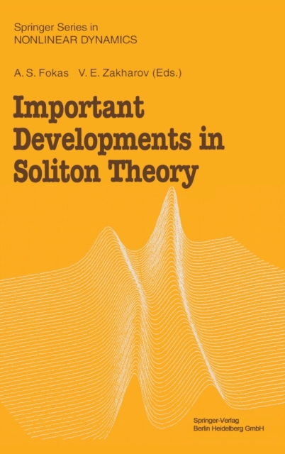 Important Developments in Soliton Theory, Hardback Book