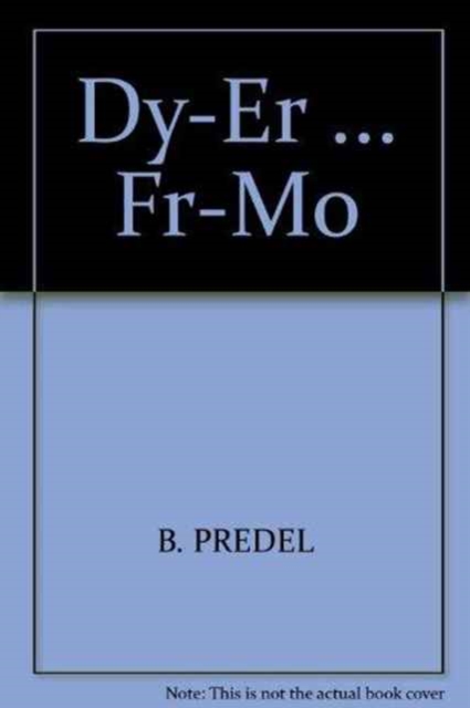 Dy-Er ... Fr-Mo, Hardback Book