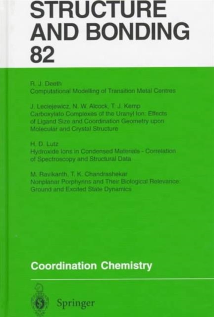 Coordination Chemistry, Hardback Book