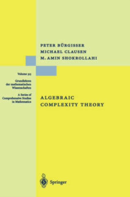 Algebraic Complexity Theory, Hardback Book