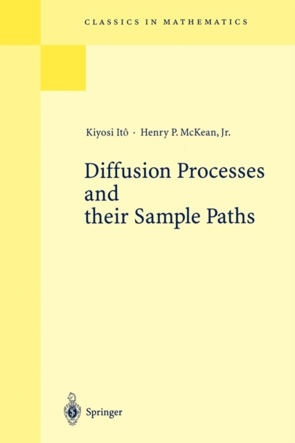 Diffusion Processes and their Sample Paths, Paperback / softback Book