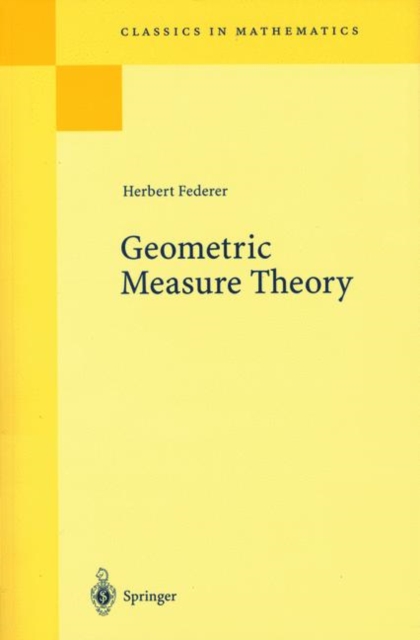 Geometric Measure Theory, Paperback / softback Book
