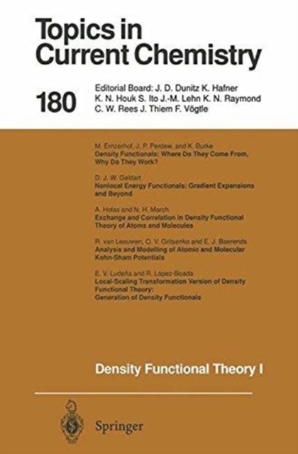 Density Functional Theory I : Functionals and Effective Potentials, Hardback Book