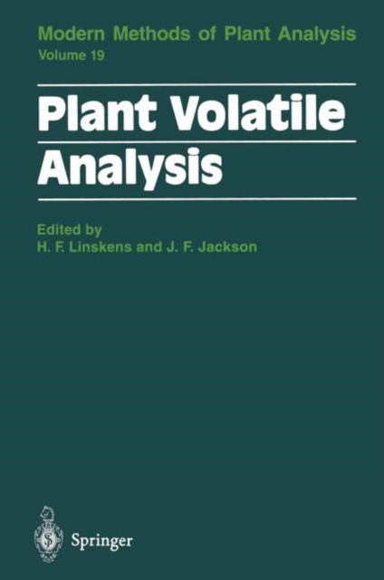 Plant Volatile Analysis, Hardback Book