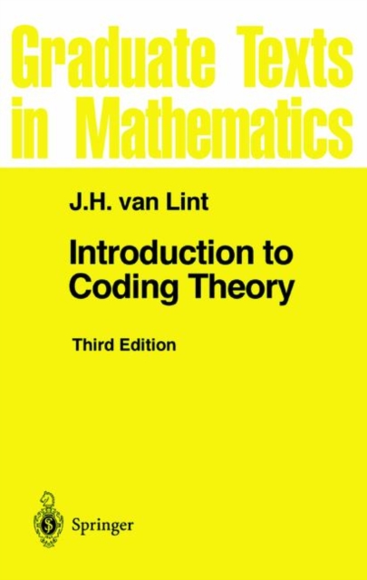 Introduction to Coding Theory, Hardback Book