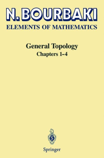 General Topology : Chapters 1-4, Paperback / softback Book