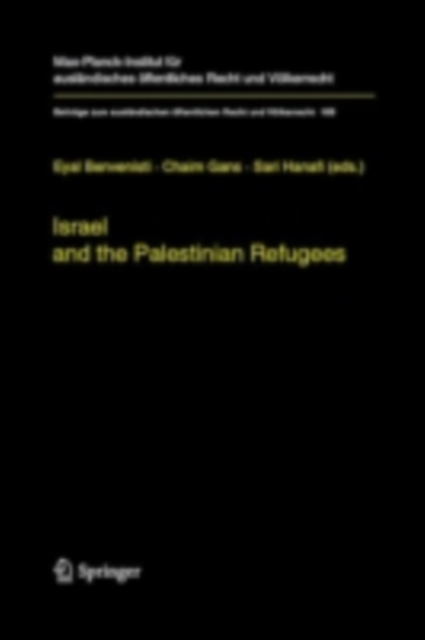 Israel and the Palestinian Refugees, PDF eBook