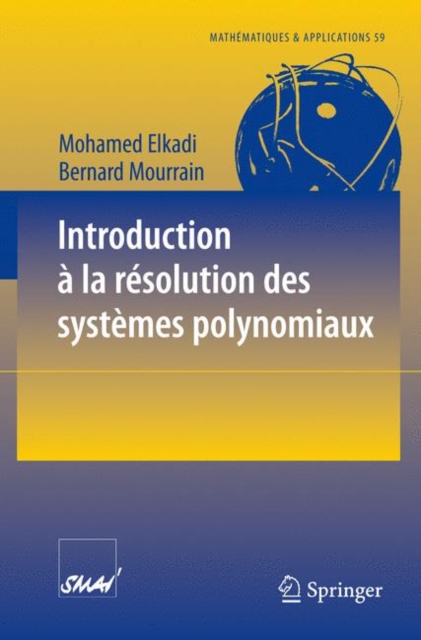 Introduction a la resolution des systemes polynomiaux, Paperback / softback Book