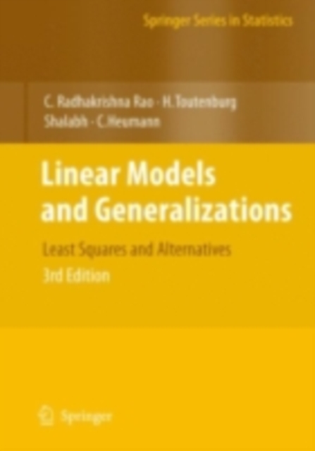 Linear Models and Generalizations : Least Squares and Alternatives, PDF eBook