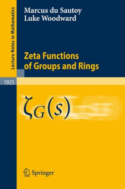 Zeta Functions of Groups and Rings, Paperback / softback Book
