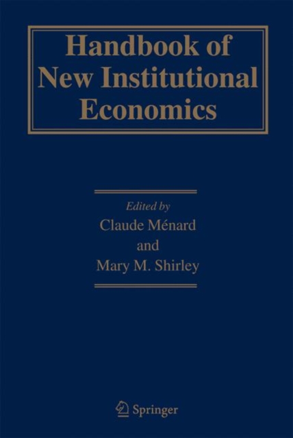 Handbook of New Institutional Economics, Paperback / softback Book