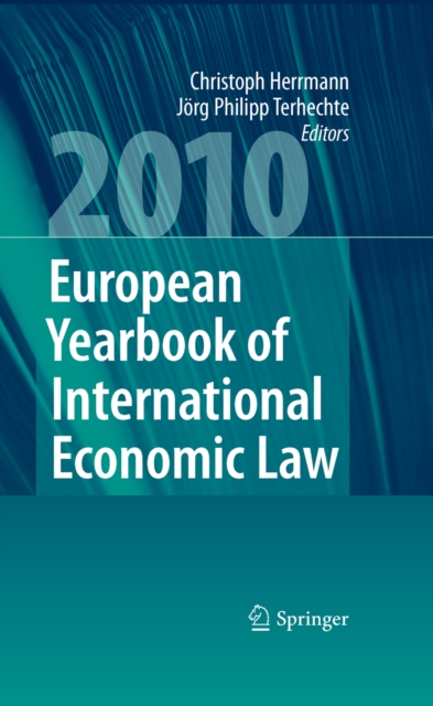 European Yearbook of International Economic Law 2010, PDF eBook