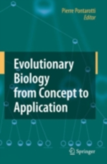 Evolutionary Biology from Concept to Application, PDF eBook