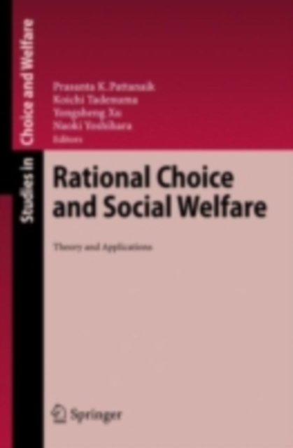 Rational Choice and Social Welfare : Theory and Applications, PDF eBook