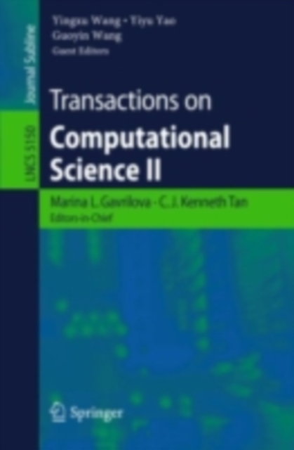 Transactions on Computational Science II, PDF eBook