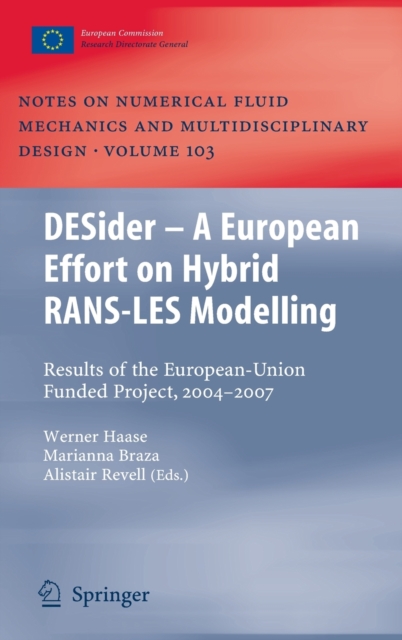 DESider - A European Effort on Hybrid RANS-LES Modelling : Results of the European-Union Funded Project, 2004 - 2007, Hardback Book