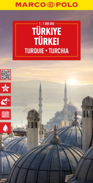Turkey / Turkiye Marco Polo Map, Sheet map, folded Book