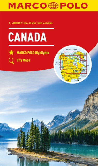 Canada Marco Polo Map, Sheet map, folded Book