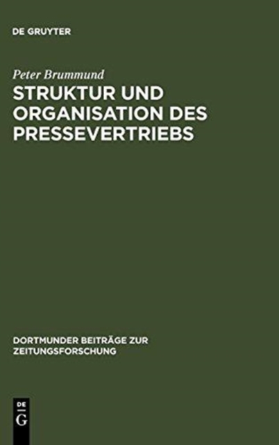 Struktur und Organisation des Pressevertriebs, Hardback Book