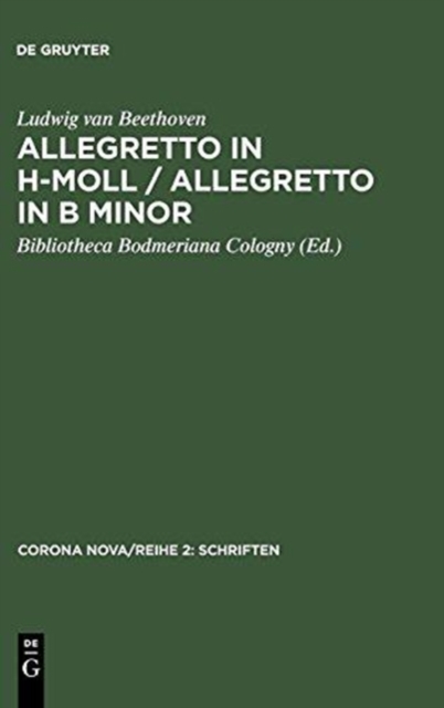 Allegretto in h-Moll / Allegretto in B minor, Hardback Book
