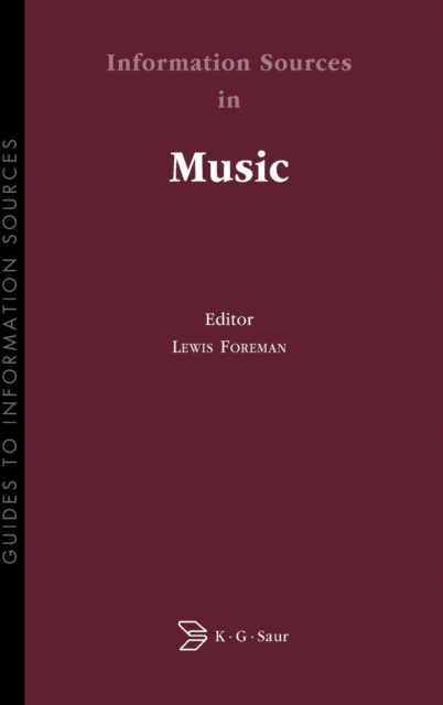 Information Sources in Music, Hardback Book