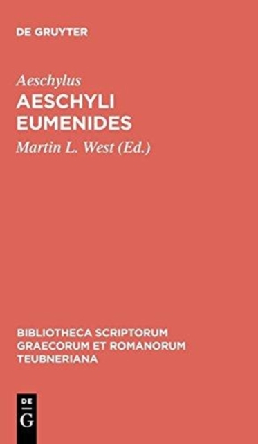 Aeschyli Eumenides, Paperback / softback Book