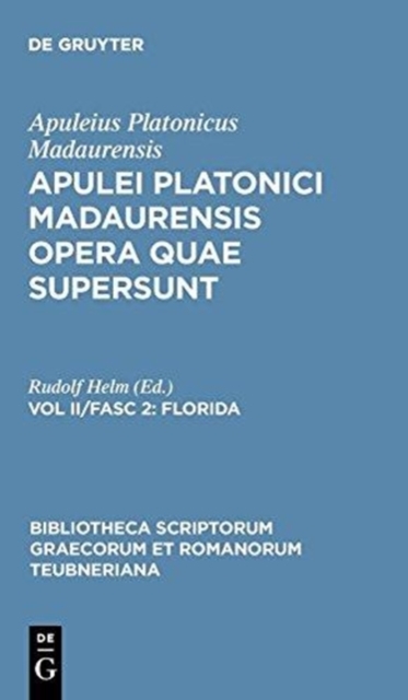 Opera Quae Supersunt, Vol. II Pb, Book Book