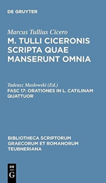 Orationes in L. Catilinam quattuor, Hardback Book