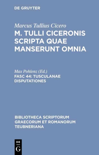Scripta Quae Manserunt Omnia, Pb, Book Book