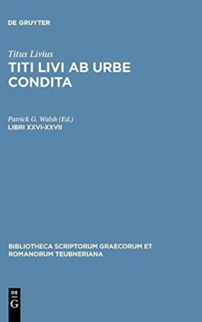AB Urbe Condita, Libri Xxvi-X CB, Book Book