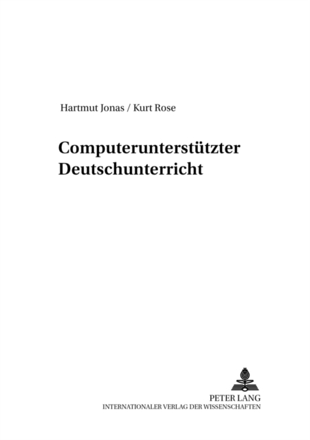 Computerunterstuetzter Deutschunterricht, Paperback / softback Book