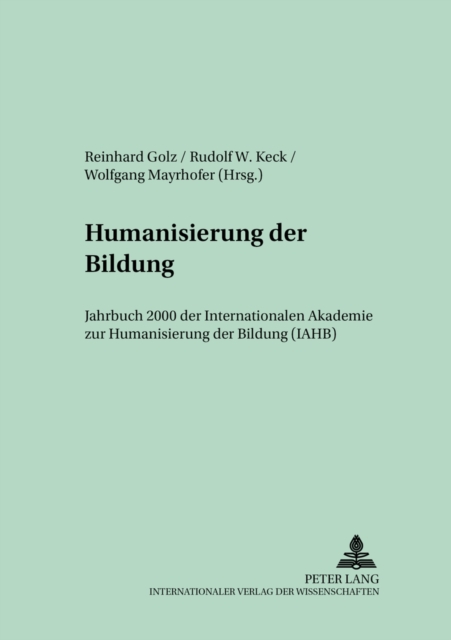 Humanisierung der Bildung- Jahrbuch 2000 : ??????????? ???????????- ????????? 2000- Humanization of Education- Yearbook 2000, Paperback Book