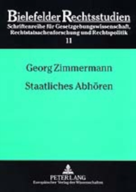 Staatliches Abhoeren, Paperback / softback Book