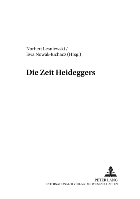 Die Zeit Heideggers, Paperback / softback Book