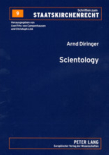 Scientology : Verbotsmoeglichkeit Einer Verfassungsfeindlichen Bekenntnisgemeinschaft, Paperback / softback Book