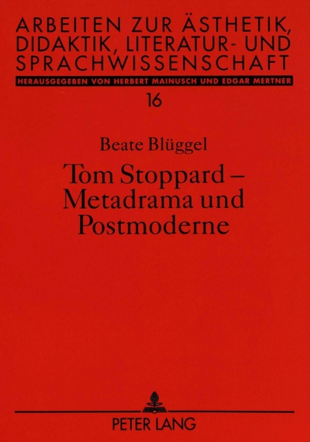 Tom Stoppard - Metadrama und Postmoderne, Paperback Book